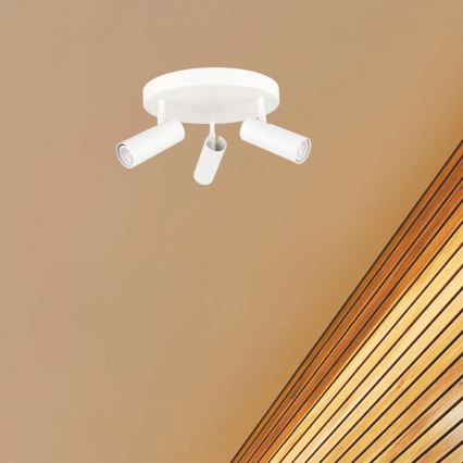 Точечный светильник ROSETTE 3xGU10/7W/230V белый