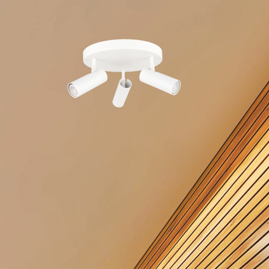 Точечный светильник ROSETTE 3xGU10/7W/230V белый