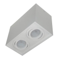 Точечный светильник SIROCO 2xGU10/30W/230V белый