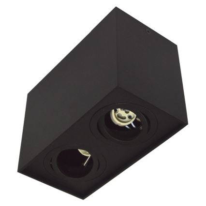 Точечный светильник SIROCO 2xGU10/30W/230V черный