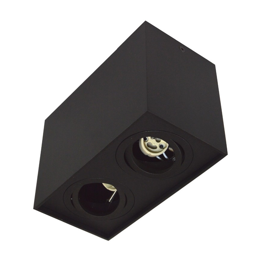 Точечный светильник SIROCO 2xGU10/30W/230V черный