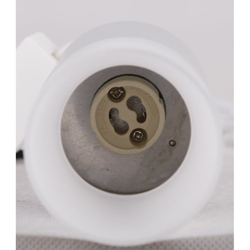 Точечный светильник TUBA 1xGU10/15W/230V серый/белый