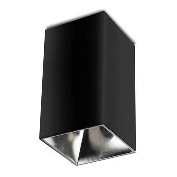 Точечный светильник 1xGU10/35W/230V черный/серебряный