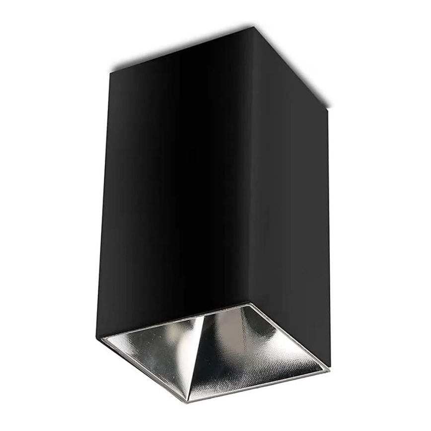 Точечный светильник 1xGU10/35W/230V черный/серебряный