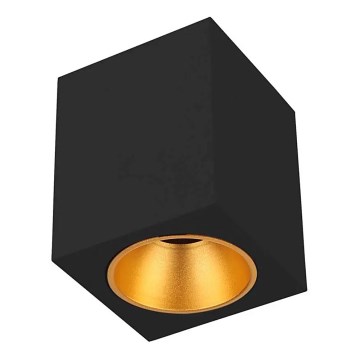 Точечный светильник 1xGU10/35W/230V квадратная черная
