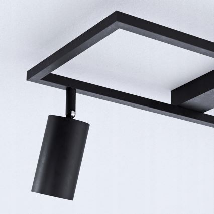 Точечный светильник 3xGU10/30W/230V чёрный