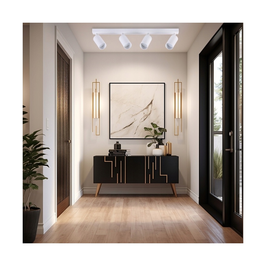 Точечный светильник 4xGU10/35W/230V белый