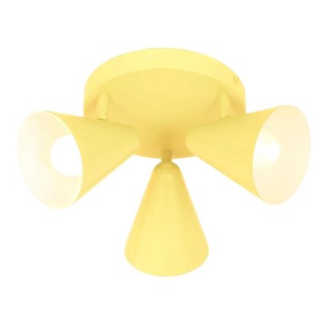 Точечный светильник AMOR 3xE14/40W/230V желтый