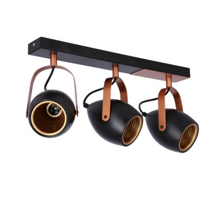 Точечный светильник ANICA 3xE14/40W/230V черный/медный
