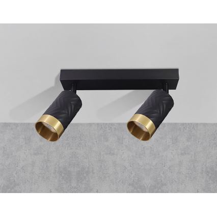 Точечный светильник ARRAS 2xGU10/10W/230V черный