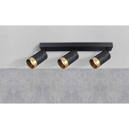 Точечный светильник ARRAS 3xGU10/10W/230V черный