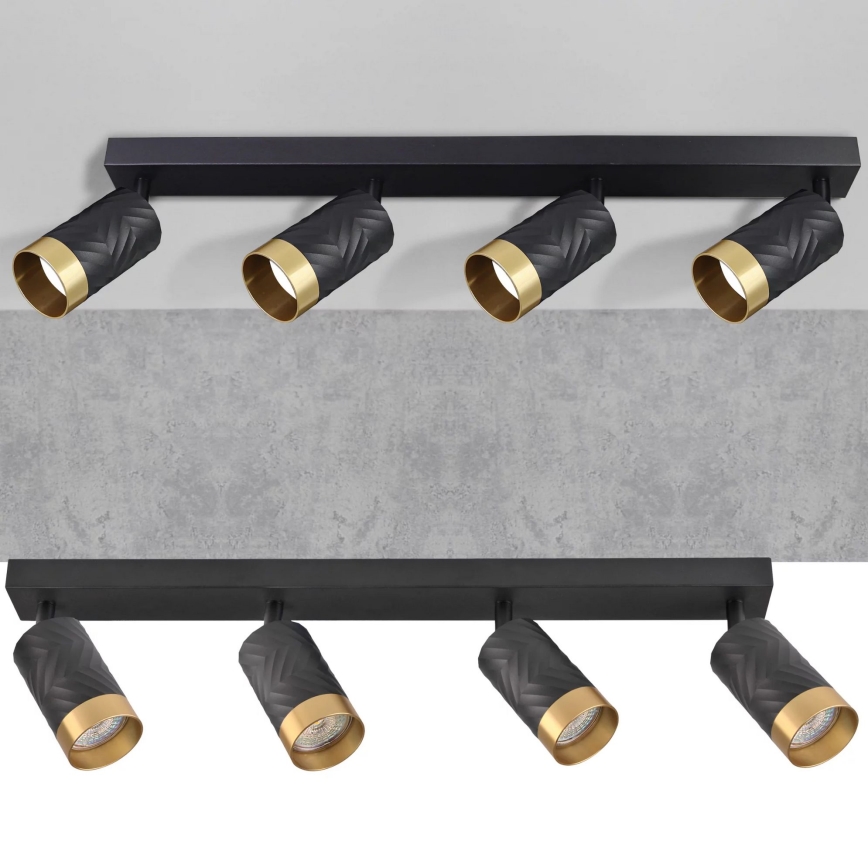 Точечный светильник ARRAS 4xGU10/10W/230V черный