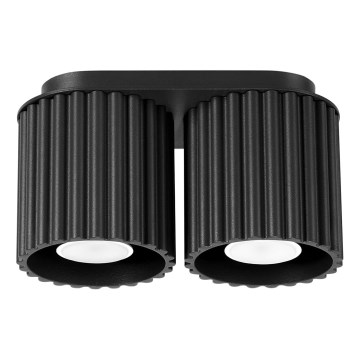 Точечный светильник AURA 2xGU10/10Вт/230В черный