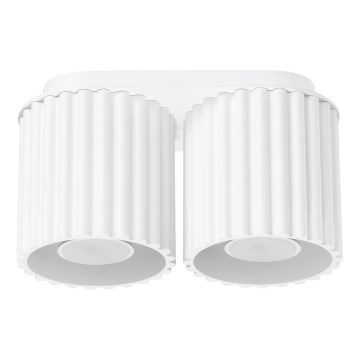 Точечный светильник AURA 2xGU10/10W/230V белый