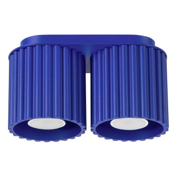 Точечный светильник AURA 2xGU10/10W/230V синий