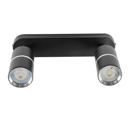 Точечный светильник BAMBOO 2xGU10/10W/230V черный