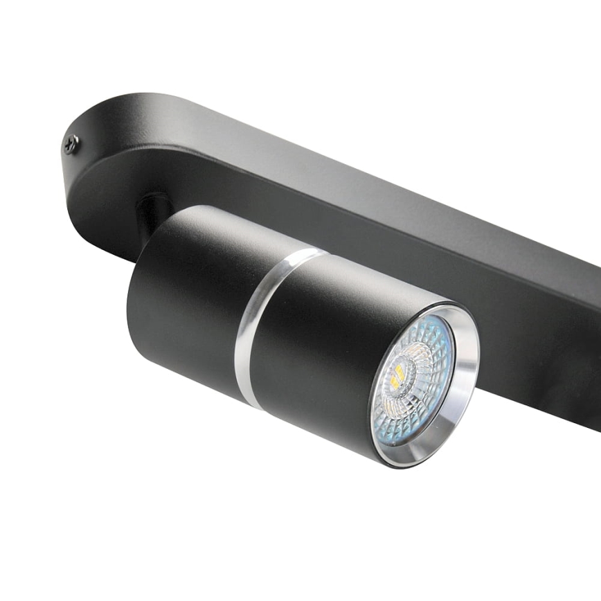 Точечный светильник BAMBOO 2xGU10/10W/230V черный