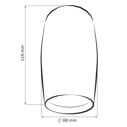 Точечный светильник BELLA 1xGU10/10W/230V золотистый