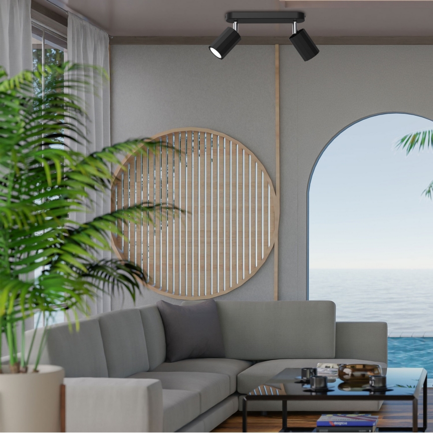 Точечный светильник BELLO 2xGU10/8W/230V черная