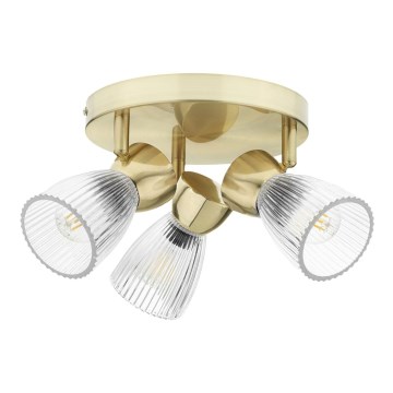 Точечный светильник BEST 3xE14/40W/230V золотистый