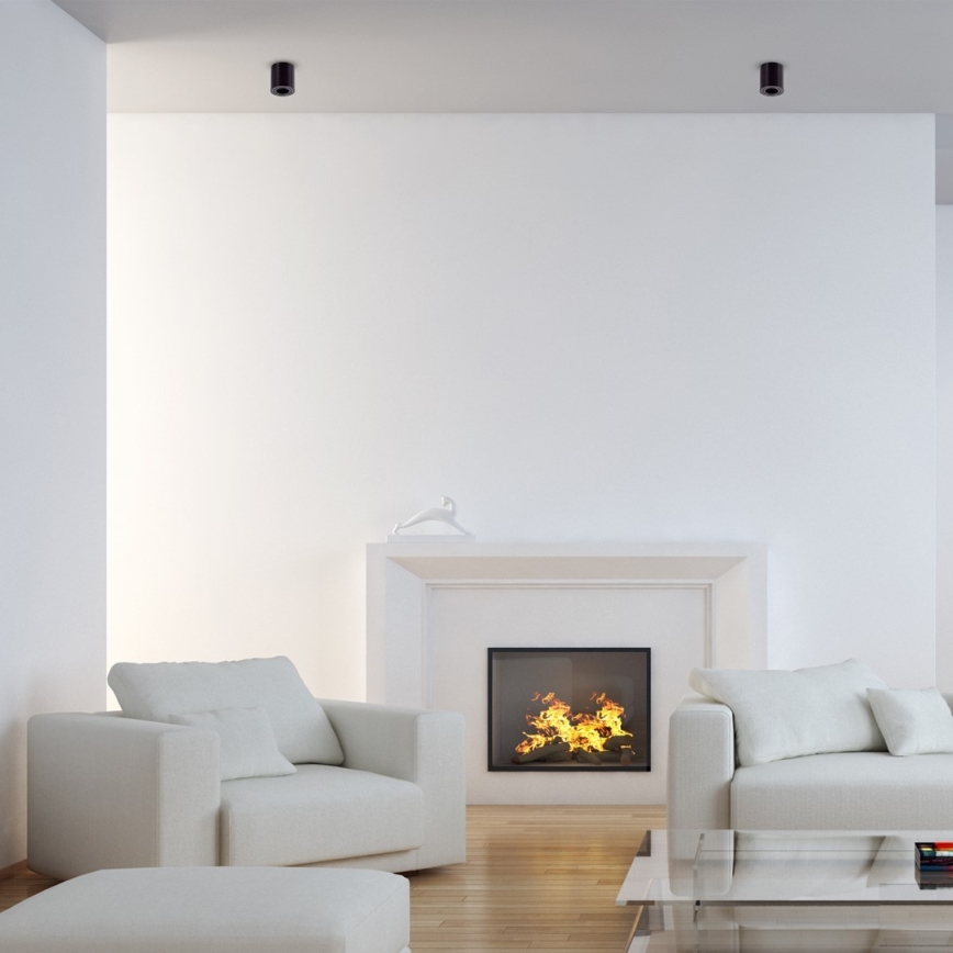 Точечный светильник BIMA 1xGU10/25W/230V круглый, черный