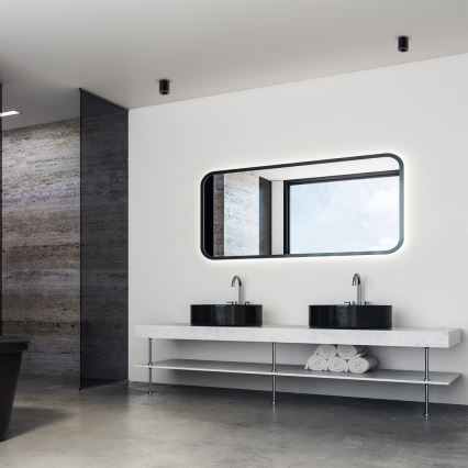 Точечный светильник BIMA 1xGU10/25W/230V круглый, черный