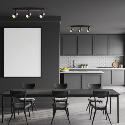 Точечный светильник CINO 3xGU10/8W/230V черный