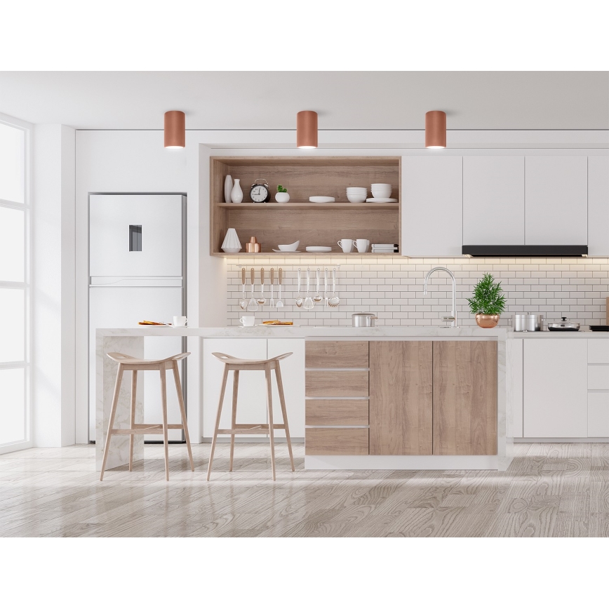 Точечный светильник CLEO 1xE27/24W/230V медный