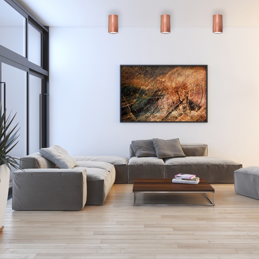 Точечный светильник CLEO 1xE27/24W/230V медный