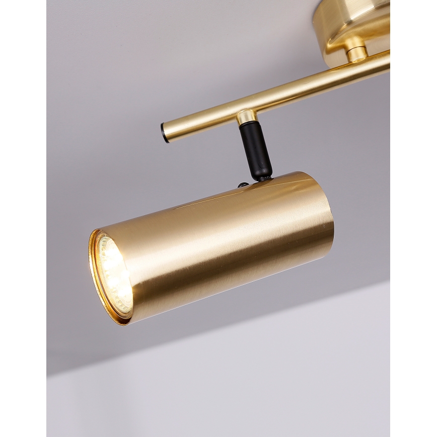 Точечный светильник COLLY 2xGU10/15W/230V золотистый