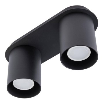 Точечный светильник CREEP 2xGU10/25W/230V черный