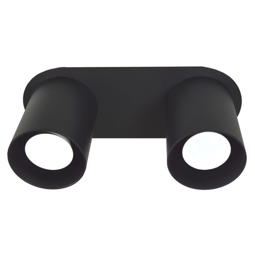 Точечный светильник CREEP 2xGU10/25W/230V черный