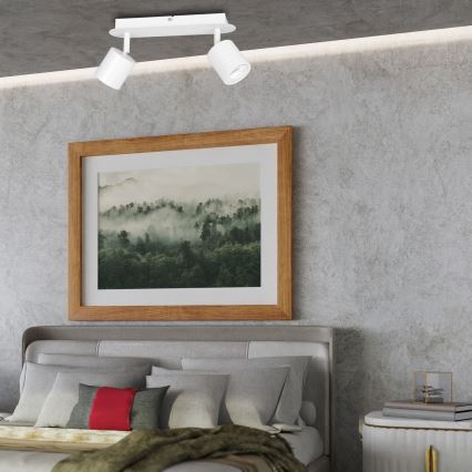 Точечный светильник DEMIA 2xGU10/8W/230V белая