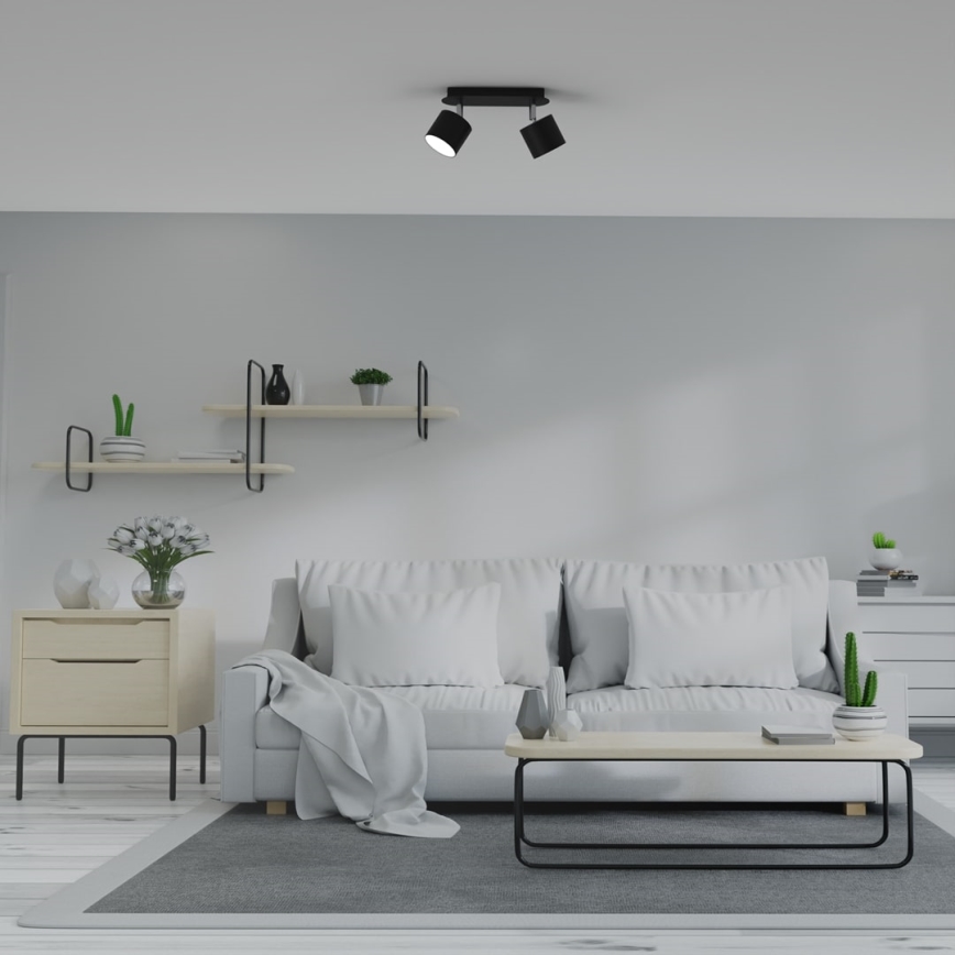 Точечный светильник DIXIE 2xGX53/11W/230V черный