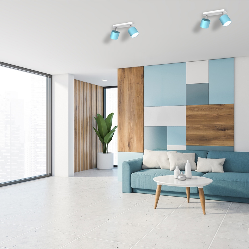 Точечный светильник DIXIE 2xGX53/11W/230V голубой