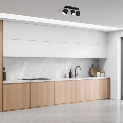 Точечный светильник DIXIE 3xGX53/11W/230V черный