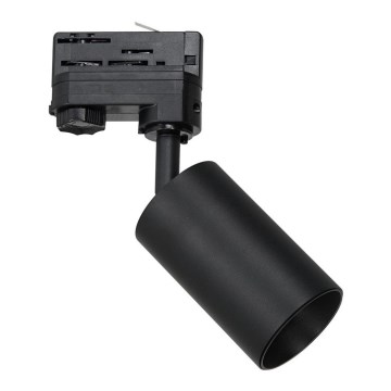 Точечный светильник для 3-фазной трековой системы PIPE 1xGU10/25W/230V черный