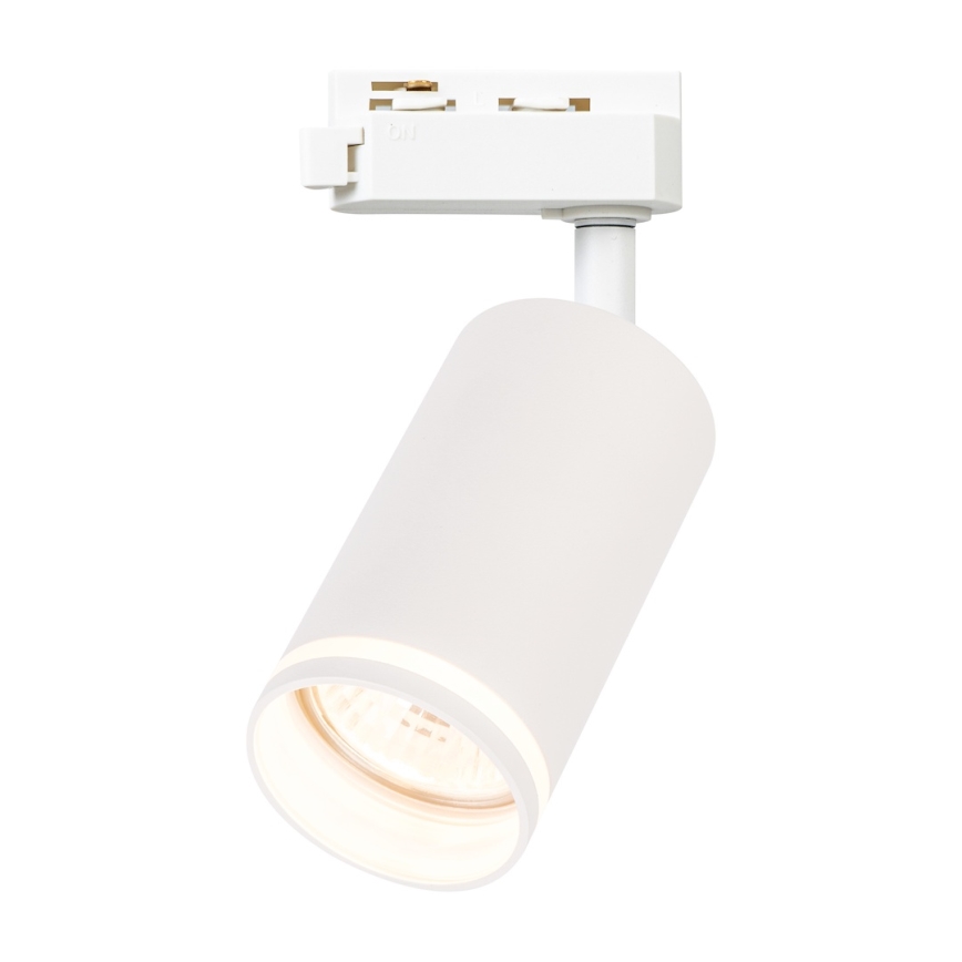 Точечный светильник для однофазной трек-системы PIPE 1xGU10/10W/230V белый