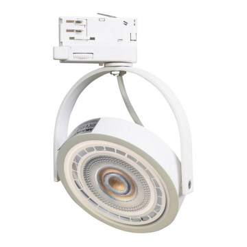 Точечный светильник для трековой системы LUGAR AR111 1xGU10/25W/230V белый