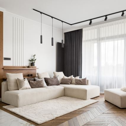 Точечный светильник для трековой системы MARIBEL 1xGU10/10W/230V черный