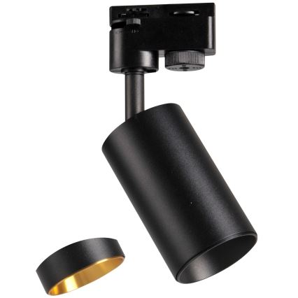 Точечный светильник для трековой системы MARIBEL 3xGU10/10W/230V +1 м рейка система черный