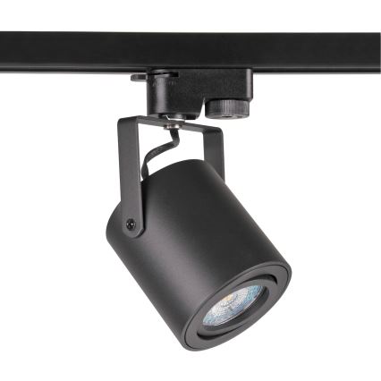 Точечный светильник для трековой системы MINOR 3xGU10/10W/230V + 1 м трековая система черный