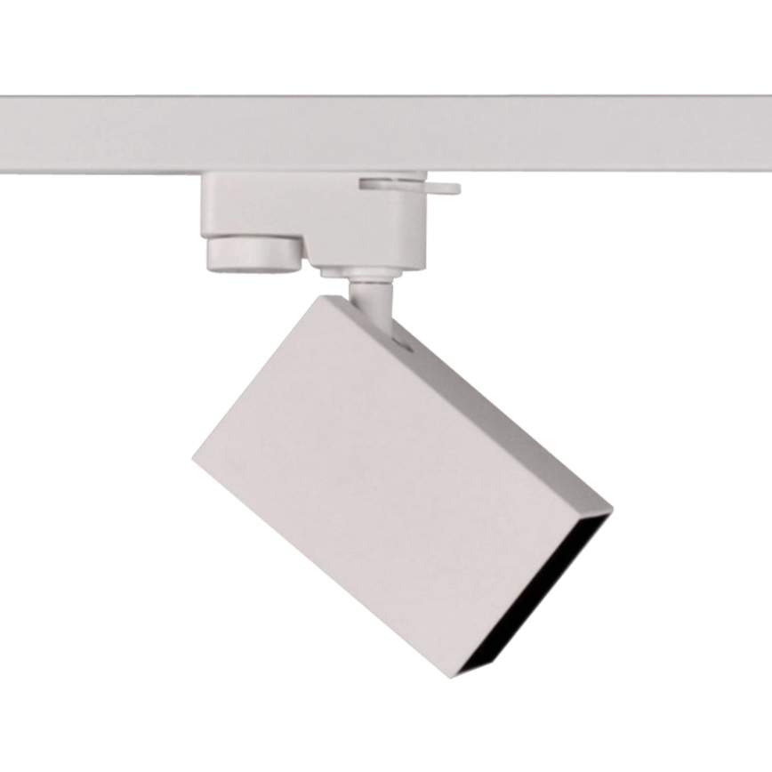 Точечный светильник для трековой системы SQUARE 3xGU10/10W/230V + 1 м трековая система система белый
