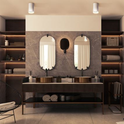 Точечный светильник для ванной комнаты TURYN 1xGU10/10W/230V IP44 белый