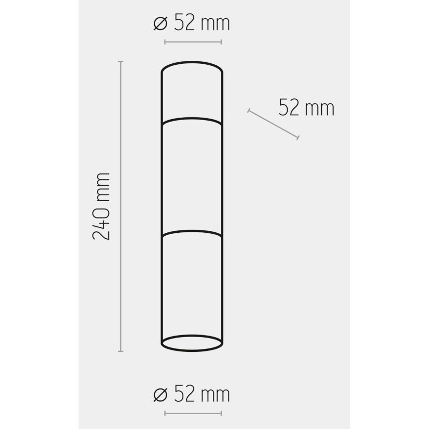Точечный светильник ELIT 1xGU10/10W/230V белый