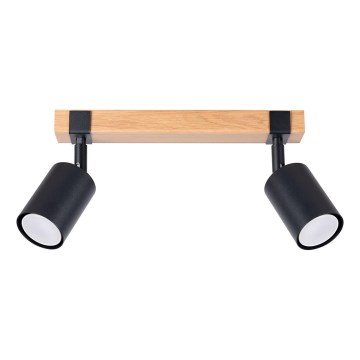 Точечный светильник FAGER 2xGU10/10W/230V черный