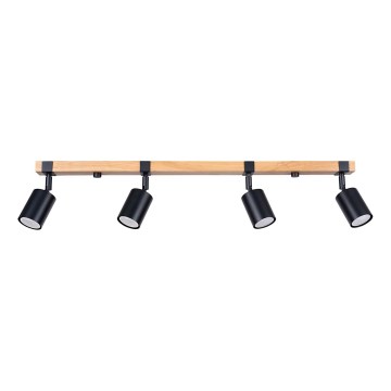 Точечный светильник FAGER 4xGU10/10W/230V черный