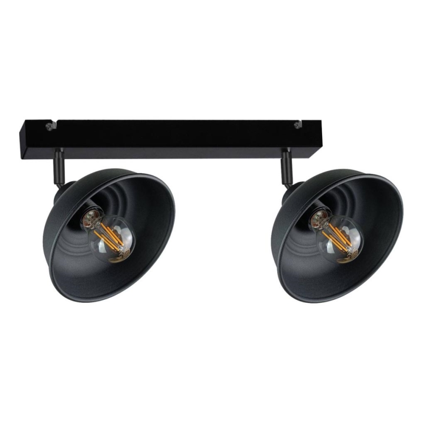 Точечный светильник FAUN 2xE27/60W/230V черный