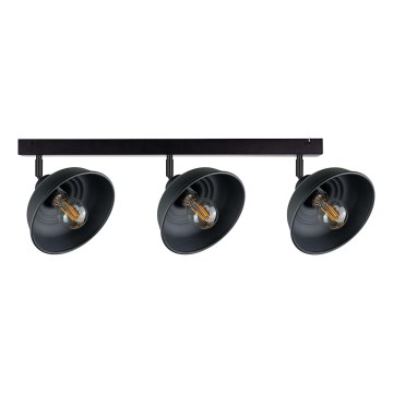 Точечный светильник FAUN 3xE27/60W/230V черный