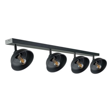 Точечный светильник FAUN 4xE27/60W/230V черный